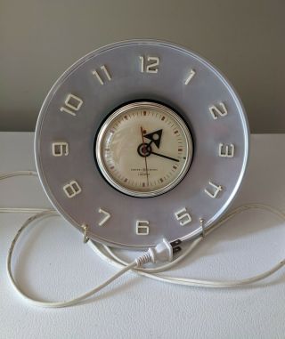 MCM General Electric Vintage Telechron Wall Clock 3