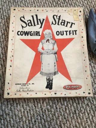 VINTAGE PLAY - MASTER OFFICIAL SALLY STARR COWGIRL COSTUME 2