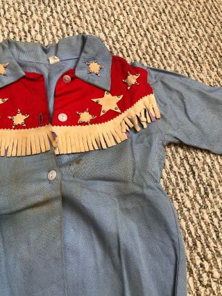 VINTAGE PLAY - MASTER OFFICIAL SALLY STARR COWGIRL COSTUME 8