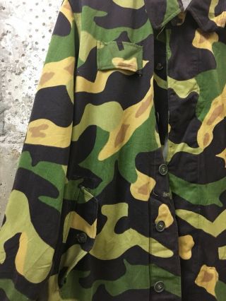 Czech Camouflage Jacket Vietnam Era 1961 Salamander Vintage Jungle Camo Shirt 4