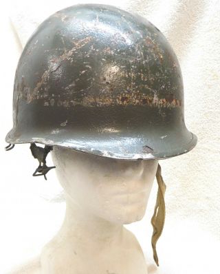 U.  S.  M1 Helmet W/ Vietnam Era Paratrooper Liner