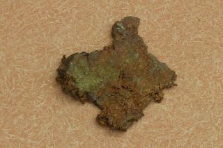 Mineral Specimen Of Nativ Copper Ore,  From Ajo,  Arizona