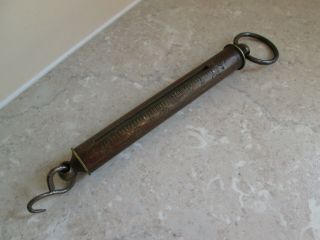 Antique Brass Hand Held Salter Scales - For Measuring Gold / Silver - Troy