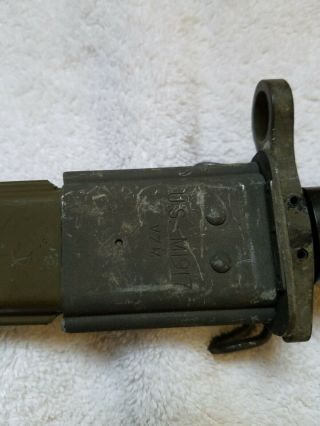 Winchester 1200 trench gun heat shield/bayonet lug with M1917 bayonet.  Veitnam 5
