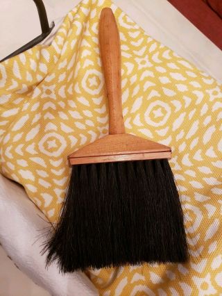 Vintage Wood Handle Horse Hair Whisk Hand Broom
