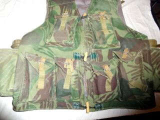 RARE Rhodesian Bush War FireForce Vest NORTH Rhodesia Camo Uniform 4