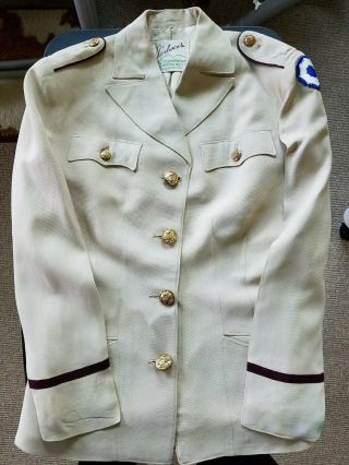Wwii U.  S.  Army Nurse Corps Beige Summer Uniform Ww2 Anc