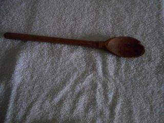 Early Antique Primitive Wood Wooden Spoon