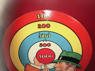 RARE Dick Tracy Target Game - Marx - early 1940s - Complete In Rare Box w Darts 4