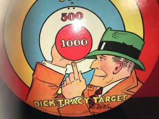 RARE Dick Tracy Target Game - Marx - early 1940s - Complete In Rare Box w Darts 5