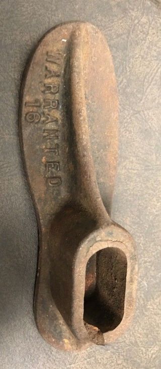 Vintage Shoe Boot Cobbler Repair Stand Tool Cast Iron Antique Anvil 2