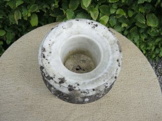 Small Antique Marble Stone Garden Urn 25 cm high (606) 5