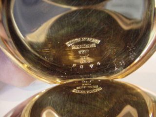 RARE & IMPORTANT 1874 OVERSIZED 18K GOLD TIFFANY & Co DEMI HUNTER POCKET WATCH 8