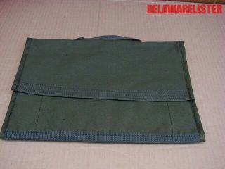 Military Style Document/map Carry Case/bag Od Green W/handle Usa Made