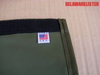 Military Style Document/Map Carry Case/Bag OD Green w/Handle USA MADE 3
