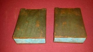 ANTIQUE BRONZE BOOKENDS - ARABIAN HORSE AND RIDER 3