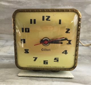 Vintage Gilbert Art Deco Electric Alarm Clock