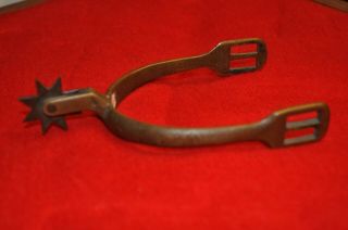 Confederate Pattern Civil War Period Cavalry Spur With Coin Rowel