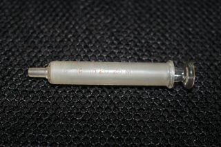 Antique Becton Dickinson & CO. ,  11/2 CC,  GlassHypodermic Syringe in Metal Case 2