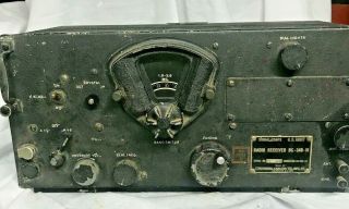 Signal Corps/us Army Wwii Aircraft Receiver Bc - 348 - M Mfg.  By Stromberg Carlson