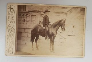 Civil War Vintage Cabinet Photo Luther Baker Captor Of John Wilkes Booth