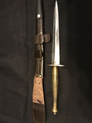 British WW2 Fairbairn Sykes Fighting Knife 5