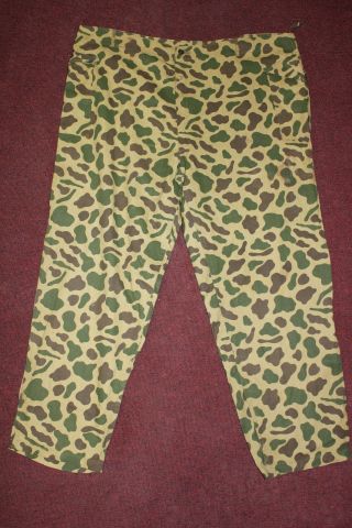 Us Army Early Special Forces Duck Hunter Camoflauge Pants