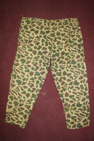 US Army Early Special Forces Duck Hunter Camoflauge Pants 4