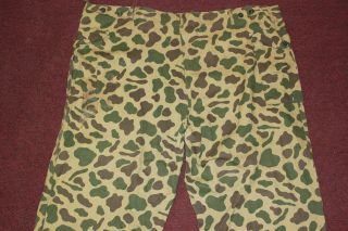 US Army Early Special Forces Duck Hunter Camoflauge Pants 5