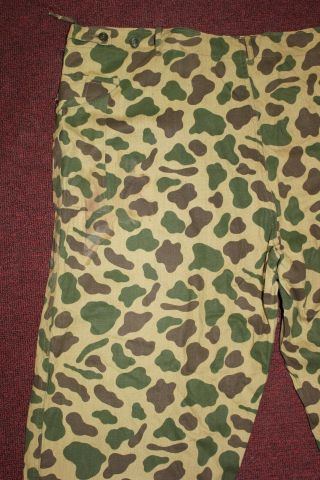 US Army Early Special Forces Duck Hunter Camoflauge Pants 6