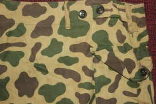 US Army Early Special Forces Duck Hunter Camoflauge Pants 7