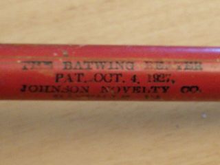 Vintage Rug Beater THE BATWING BEATER PAT.  OCT.  4 1927 JOHNSON NOVELTY CO.  28 