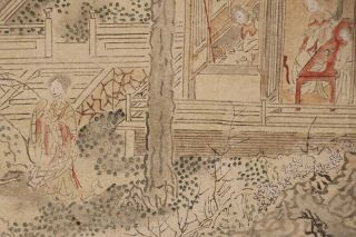 JAPANESE HANGING SCROLL ART Painting Sansui Landscape Asian antique E6765 4