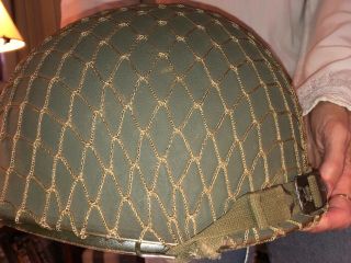 US WW2 Era M1 Helmet - Swivel Bale - Rear Seam - see picks 2