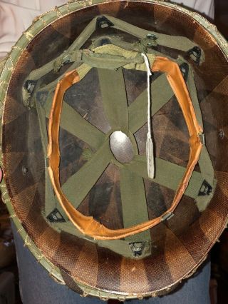 US WW2 Era M1 Helmet - Swivel Bale - Rear Seam - see picks 5