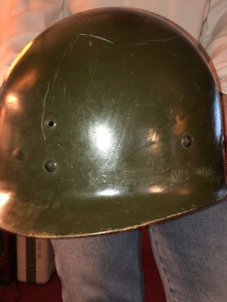 US WW2 Era M1 Helmet - Swivel Bale - Rear Seam - see picks 8