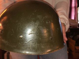 US WW2 Era M1 Helmet - Swivel Bale - Rear Seam - see picks 9