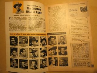 Aug.  1952 WESTERN COWBOY TV GUIDE Cover HOPPY,  Autry,  ROY,  Cisco,  Lone Ranger 4