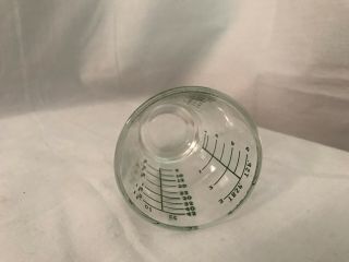 Vintage Antique Medicine Measuring Glass Moore & King Pharmacy Chattanooga,  TN 2