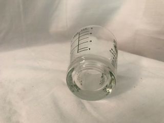 Vintage Antique Medicine Measuring Glass Moore & King Pharmacy Chattanooga,  TN 3