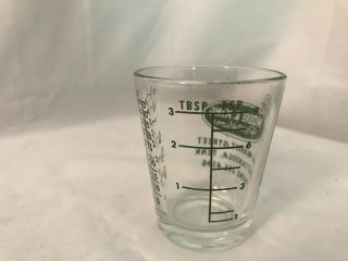 Vintage Antique Medicine Measuring Glass Moore & King Pharmacy Chattanooga,  TN 4