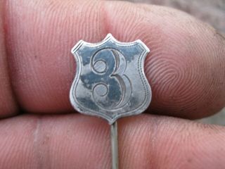 1860s Civil War Corps Badge - 3rd Division Jeweler Stickpin Richmond Ky.  Estate
