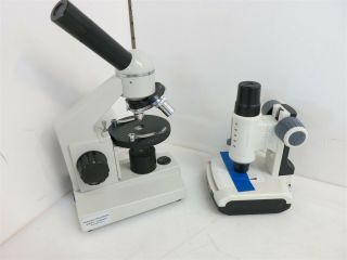Wolfe Carolina Biological Supply Company Microscope,  Motic Lm - 50 P&r