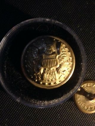 Two Early Civil War General Staff Coat & Cuff Buttons 3