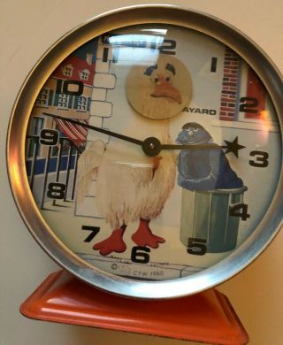 Sesame Street Alarm Clock Bayard France 1980