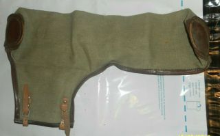 Soviet Nspy Cover Pouch Canvas With Leather Nose/strap Rare