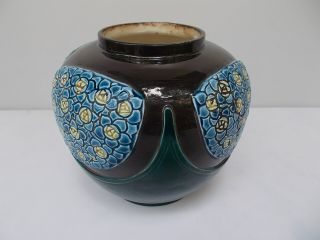 Jugendstil/art Deco Pottery Vase By Bertold Bloch,  Eichwald