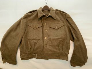 Authentic Unissued Ww2 British Wool 1940 Pattern Battledress/blouse