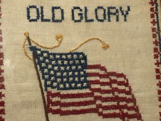 44 Star USA Flag Patriotic Sampler Old Glory Long May It Wave Worth Look 2