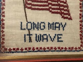 44 Star USA Flag Patriotic Sampler Old Glory Long May It Wave Worth Look 3